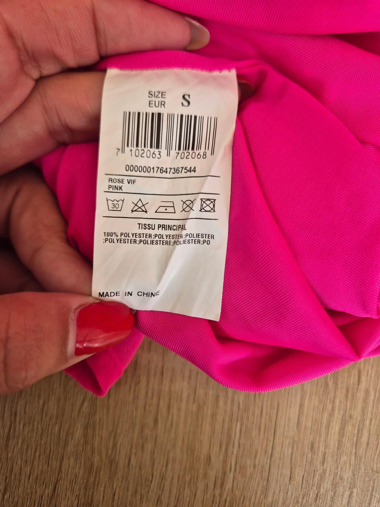 Vestido bustier Jennyfer rosa fúcsia de musselina – Tamanho P – Festa, cerimônia, casamento – photo 7